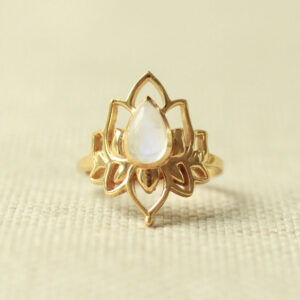 lotus ring goud